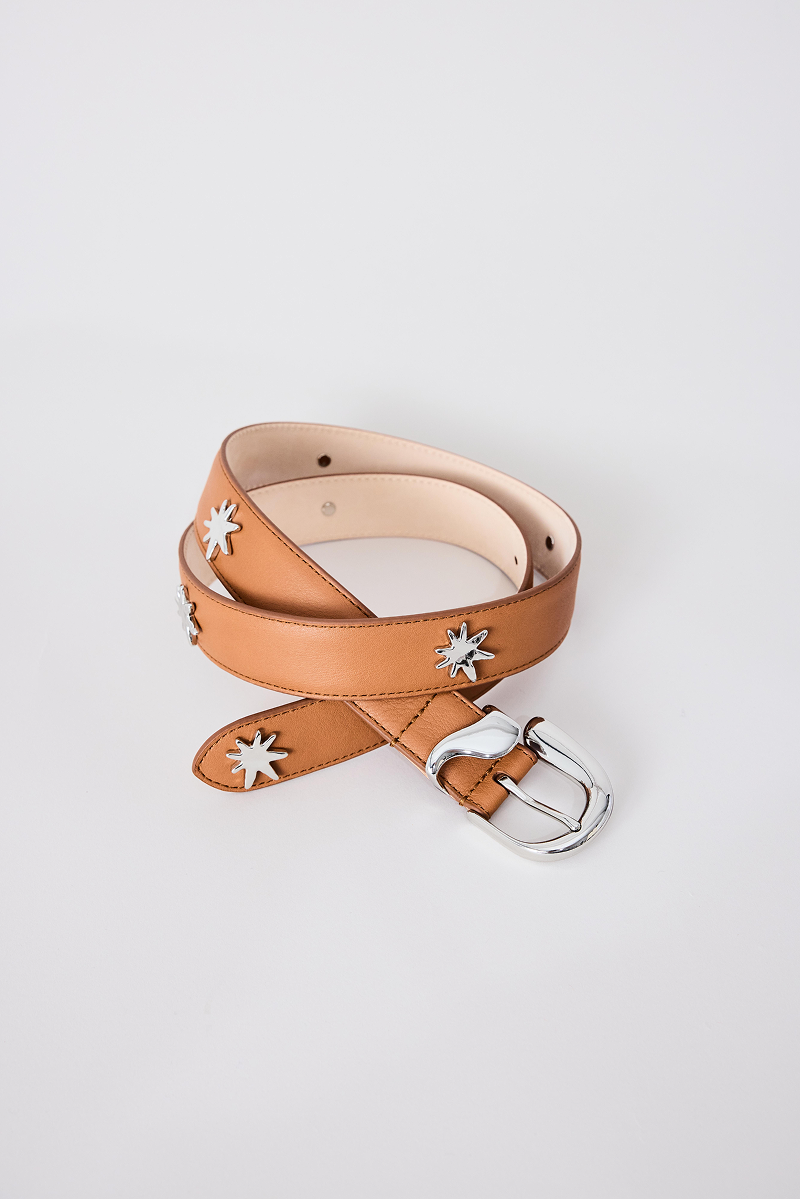 Caramel with Silver-7 Charms