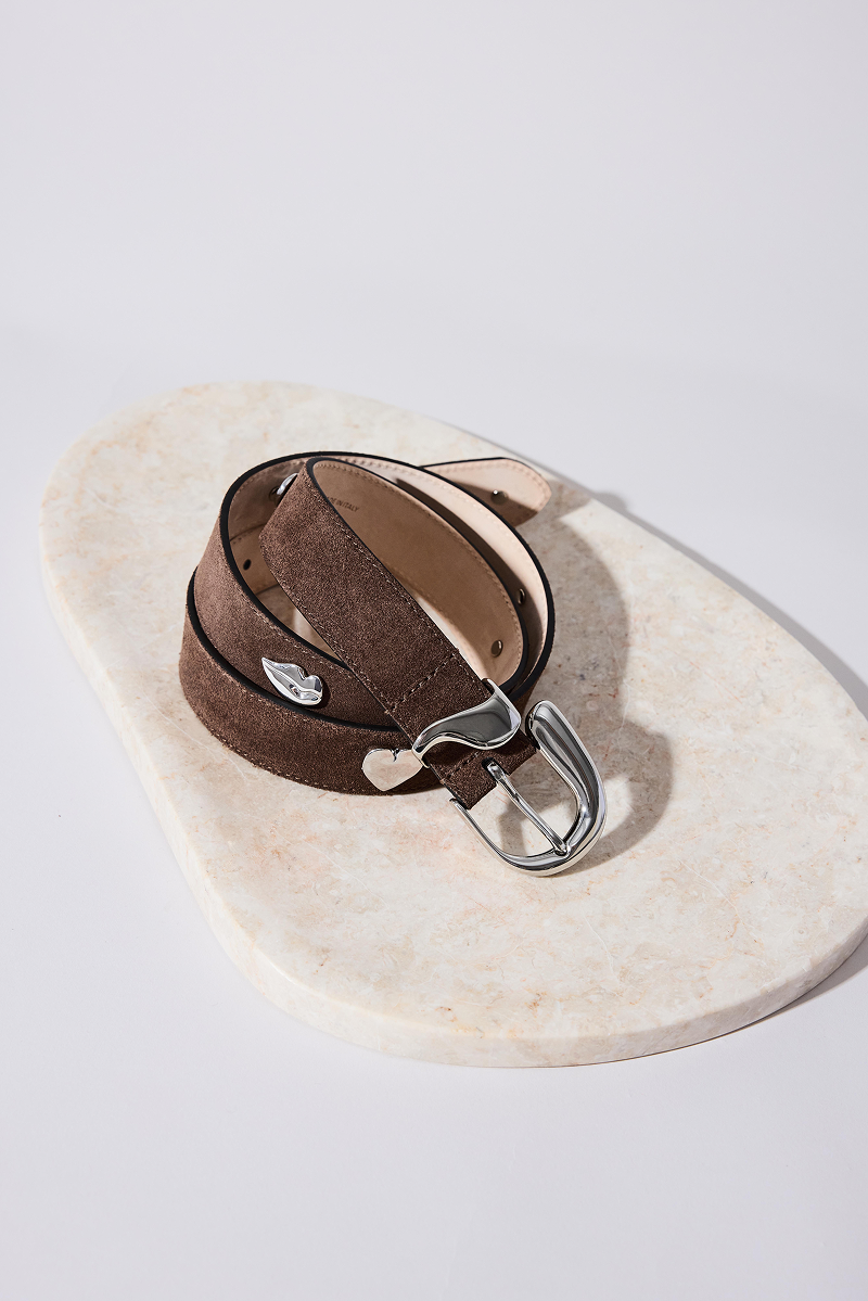 Chocolate with Silver- 14 charms