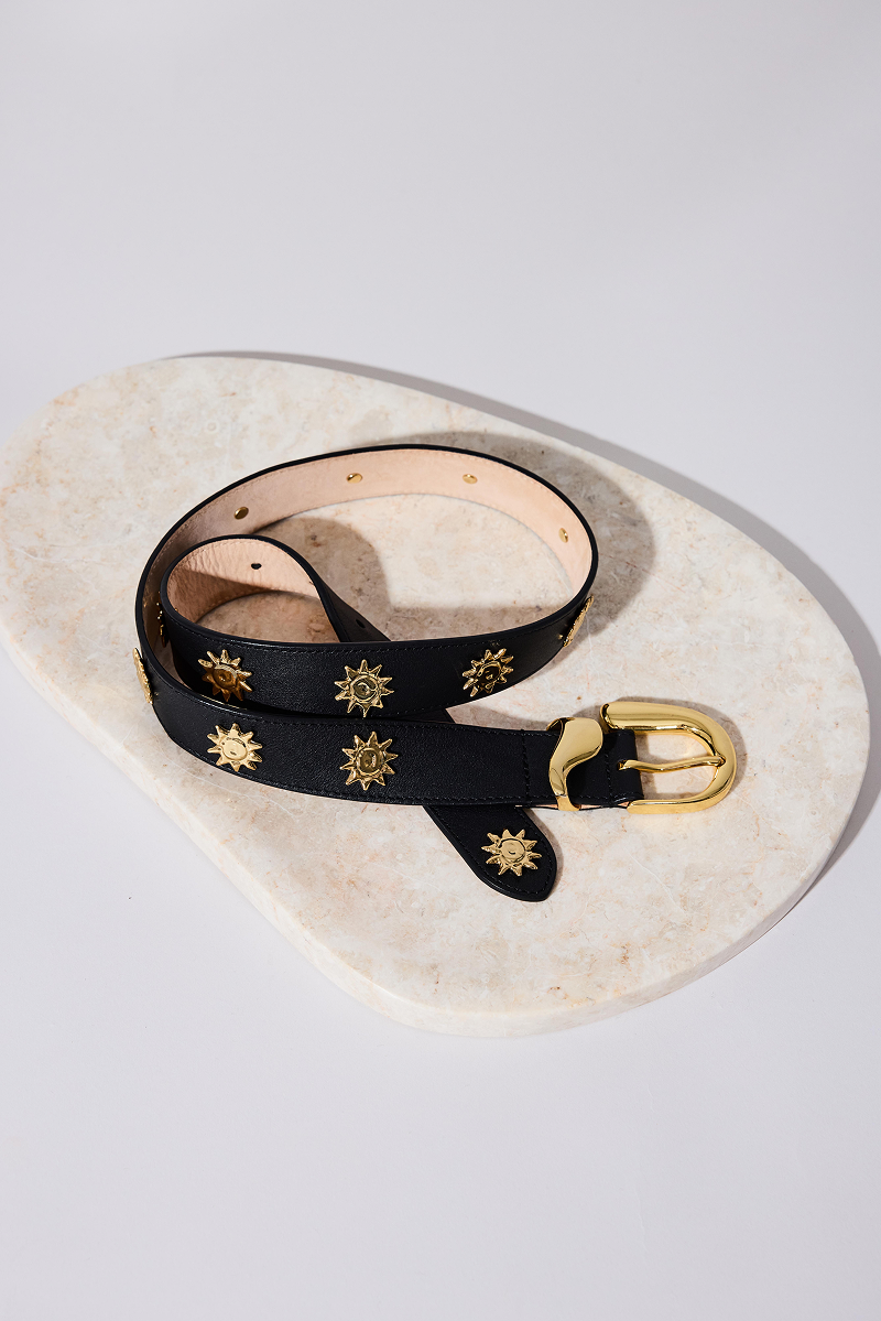 Black with Gold-7 Charms